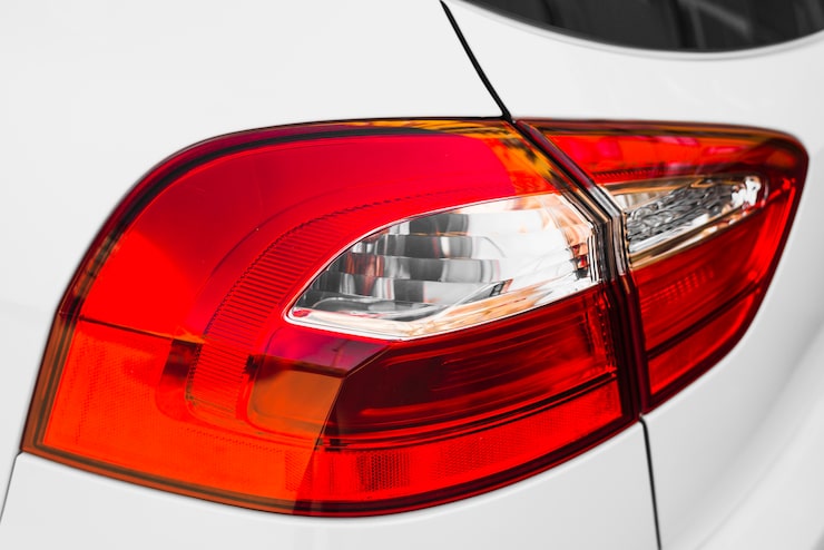 Back Lights of a Car