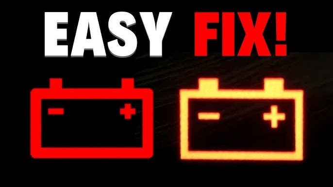 Car Battery Warning Light