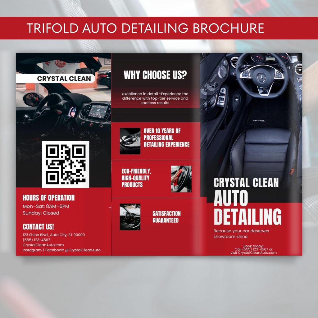 Car Detailing Brochure