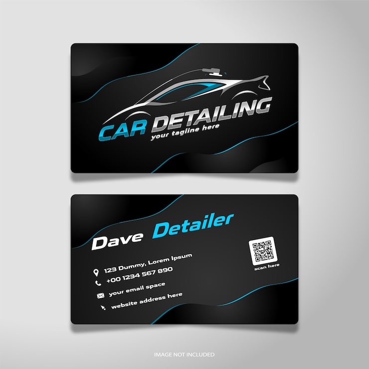 Car Detailing Card Ideas