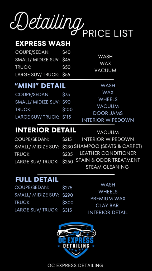 Car Detailing Details