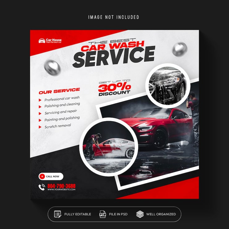 Car Detailing Flyer Template Free