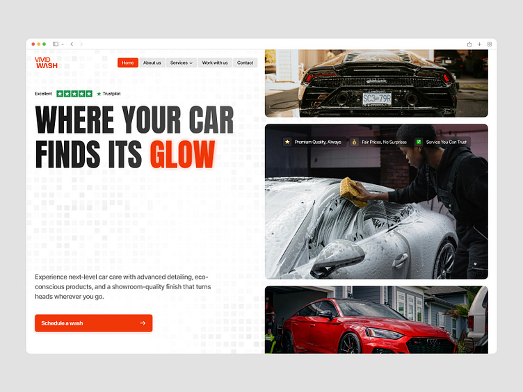 Car Detailing Website Design