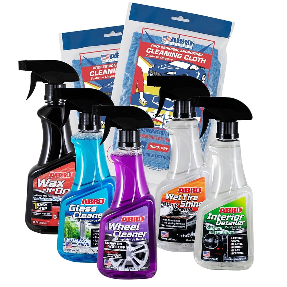 Car Interior Detailing Supplies