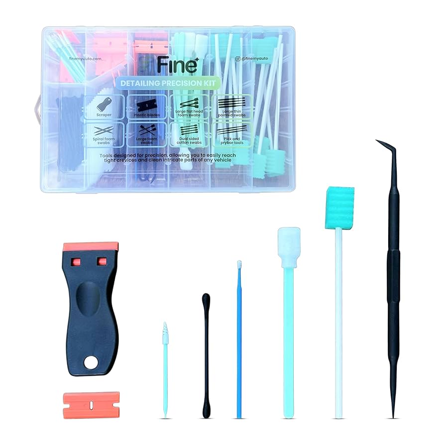 Car Interior Detailing Tools