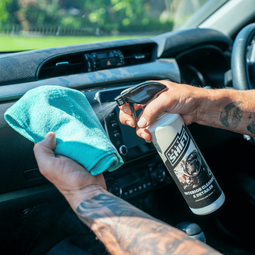 Car Interior Plastic Cleaning