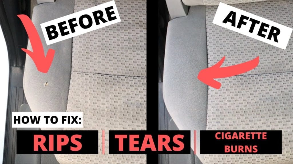 Car Seat Burn Repair