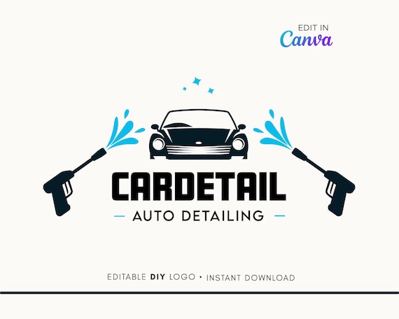 Car Wash Detailing Logo