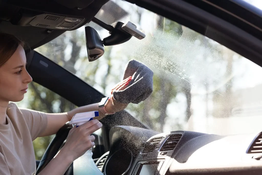 Car Windows Cleaning