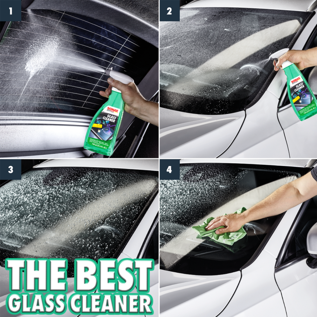 Glass Cleaner on Car Paint