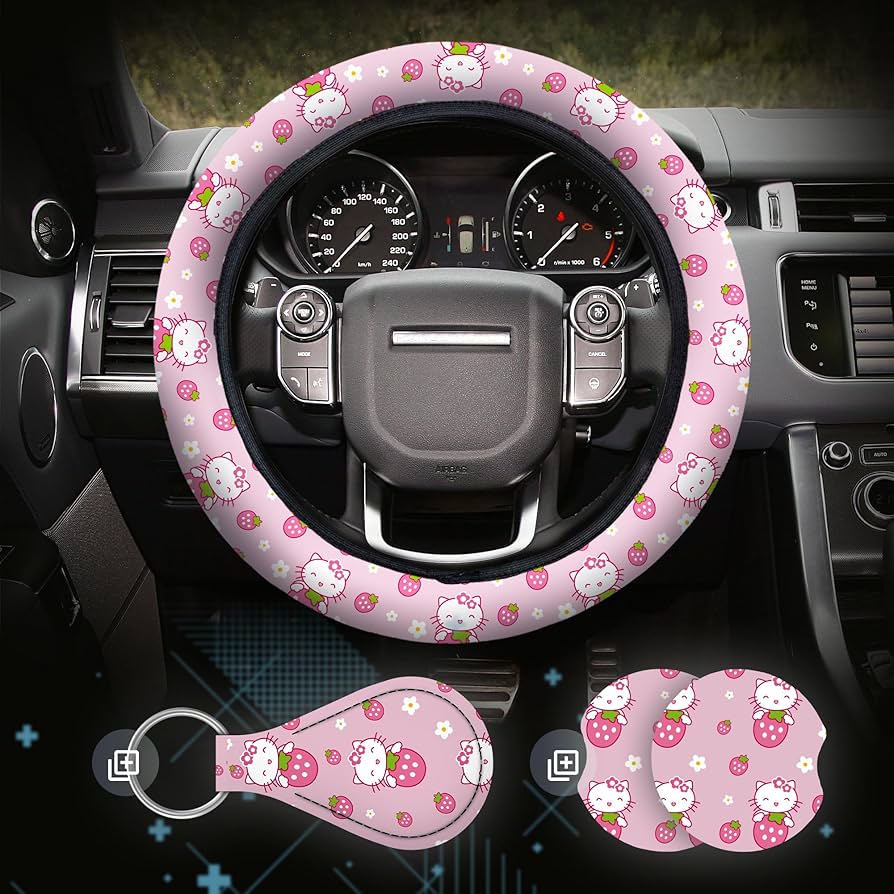Hello Kitty Car Accessories Pink