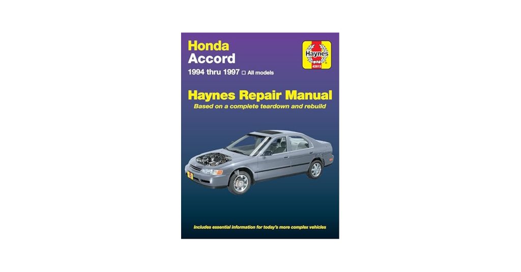 Honda Car Repair Manual