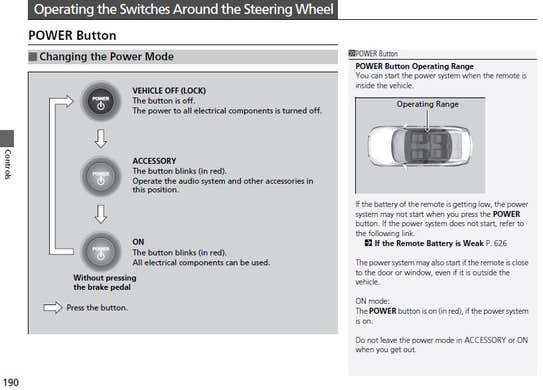 How to Put Car in Accessory Mode