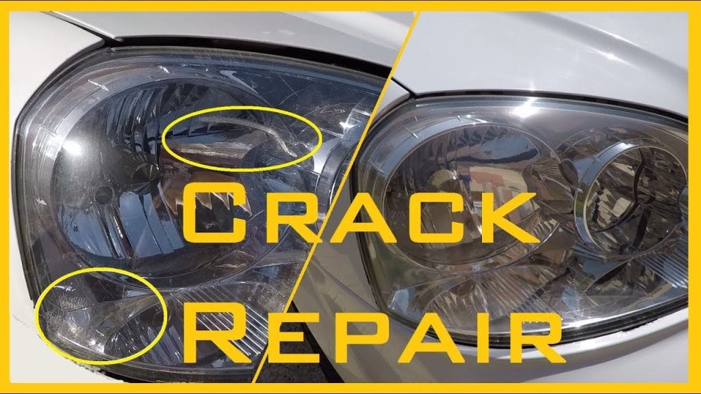 How to Repair a Cracked Car Headlight