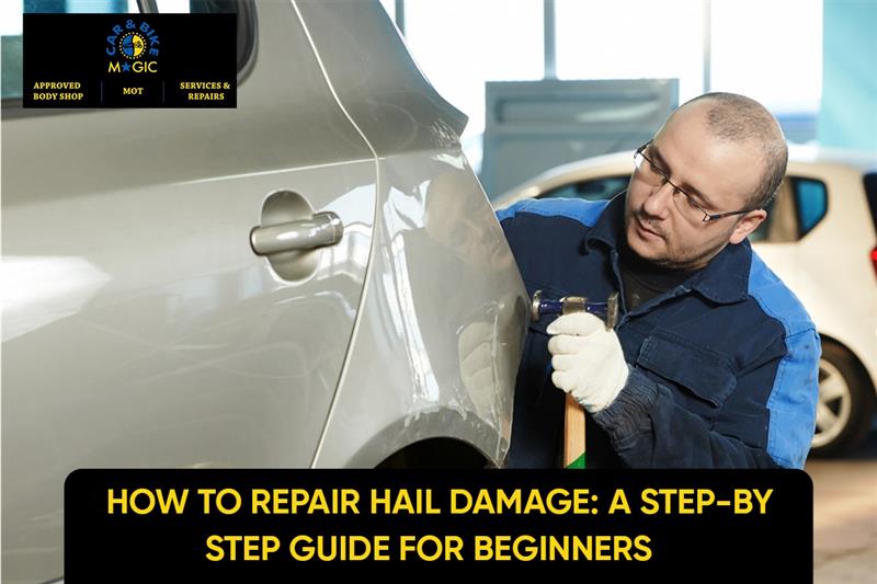 How to Repair Hail Damage on Car Roof
