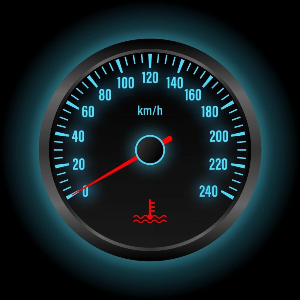 Temperature Light on in Car