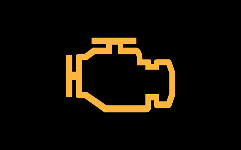 Transmission Light on Car