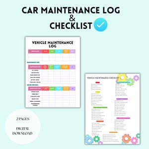 Yearly Car Maintenance Checklist